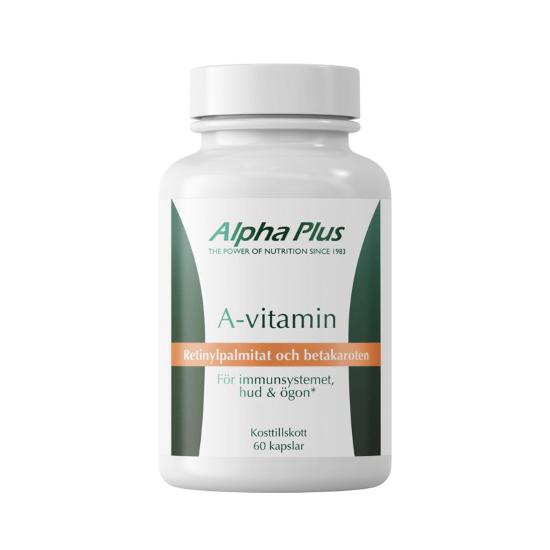 Alpha Plus A-vitamin 60 kapslar
