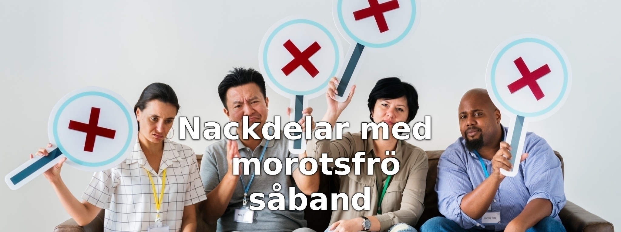 Nackdelar med morotsfrö på såband