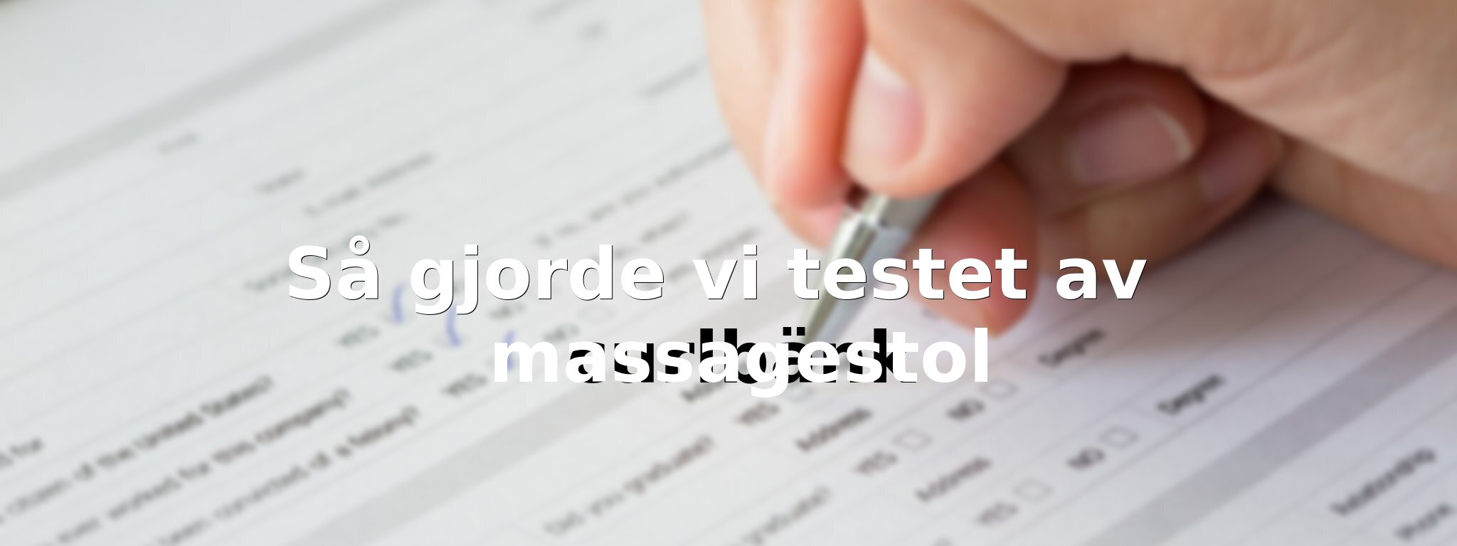 Så har vi jämfört massagestolarna