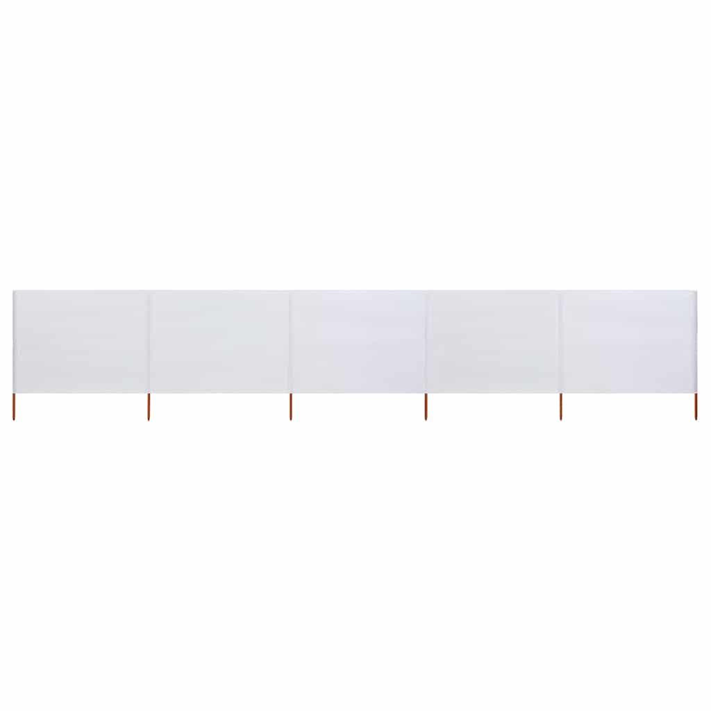 vidaXL vindskydd 5 paneler 600 × 120 cm