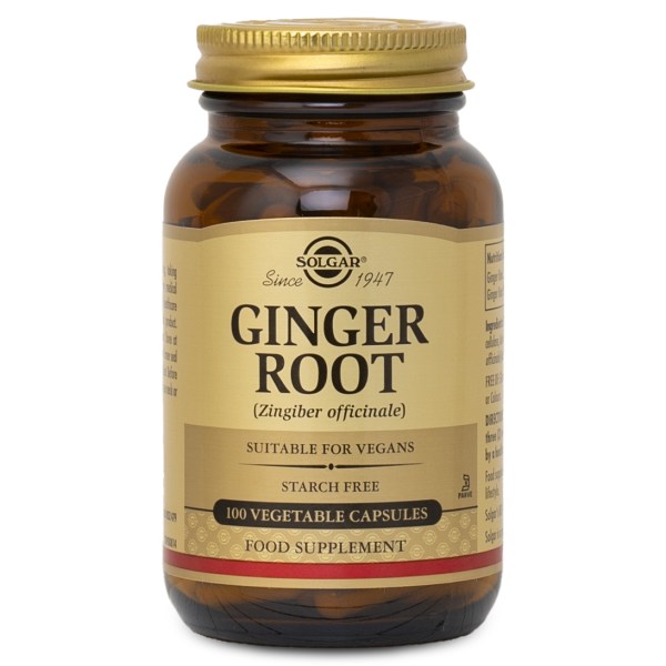 Solgar Ginger Root (100 kapslar)