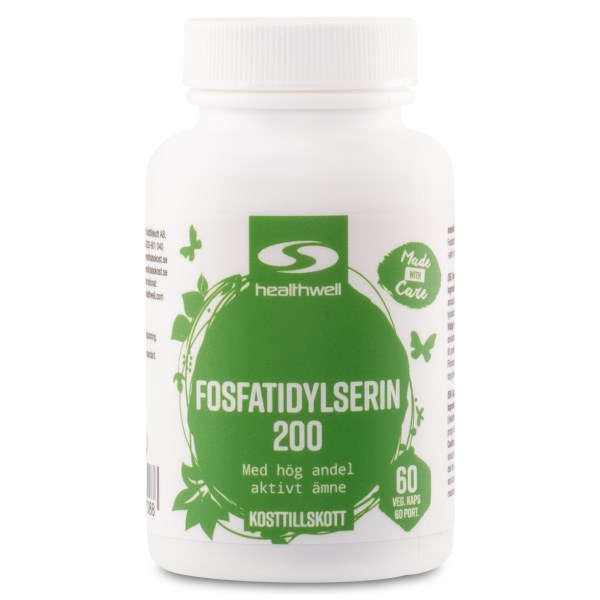 Healthwell Fosfatidylserin 200, 60 kapslar