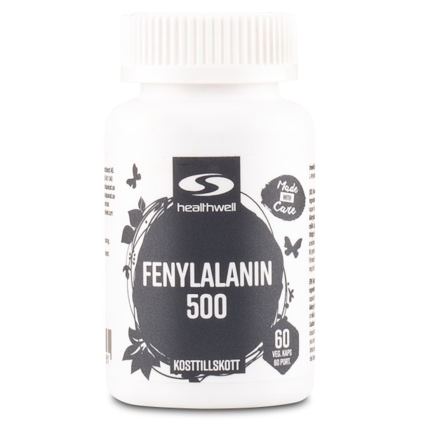 Healthwell Fenylalanin 500, 60 kapslar