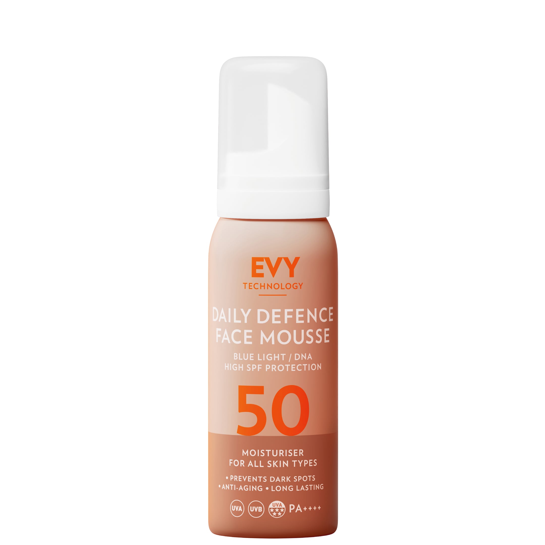 EVY Daily Defence Face Mousse SPF 50 75 ml