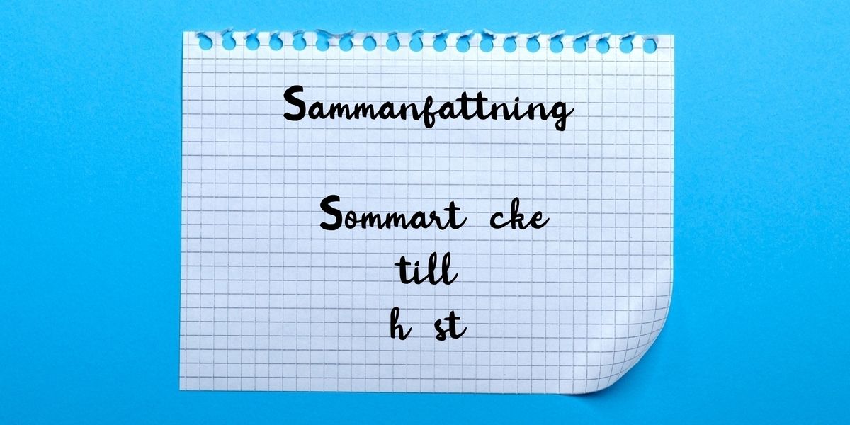 Sammanfattning