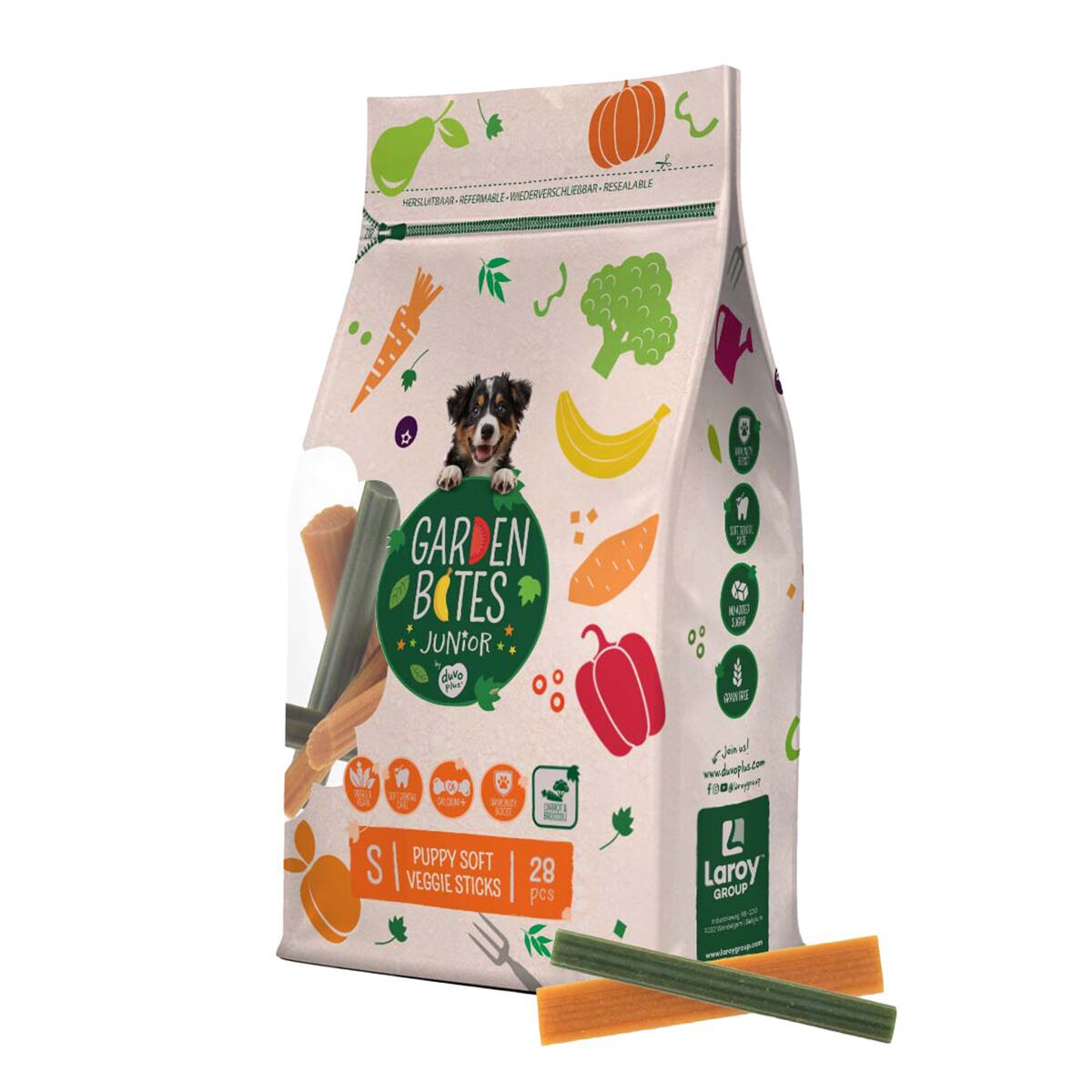 Garden Bites Puppy Veggie Sticks S 28-pack