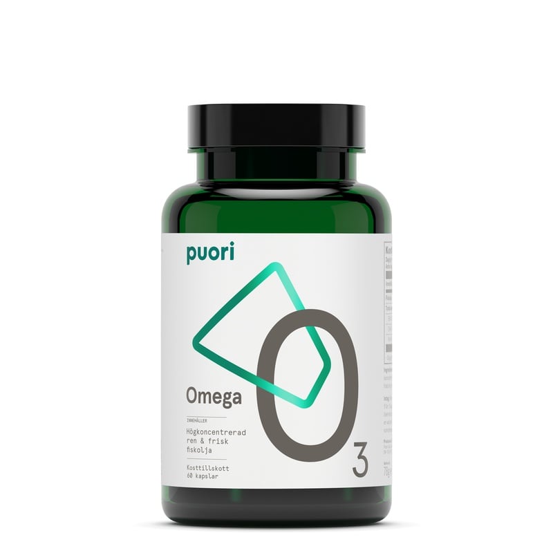 Puori O3 Omega-3 80 % 60 kapslar