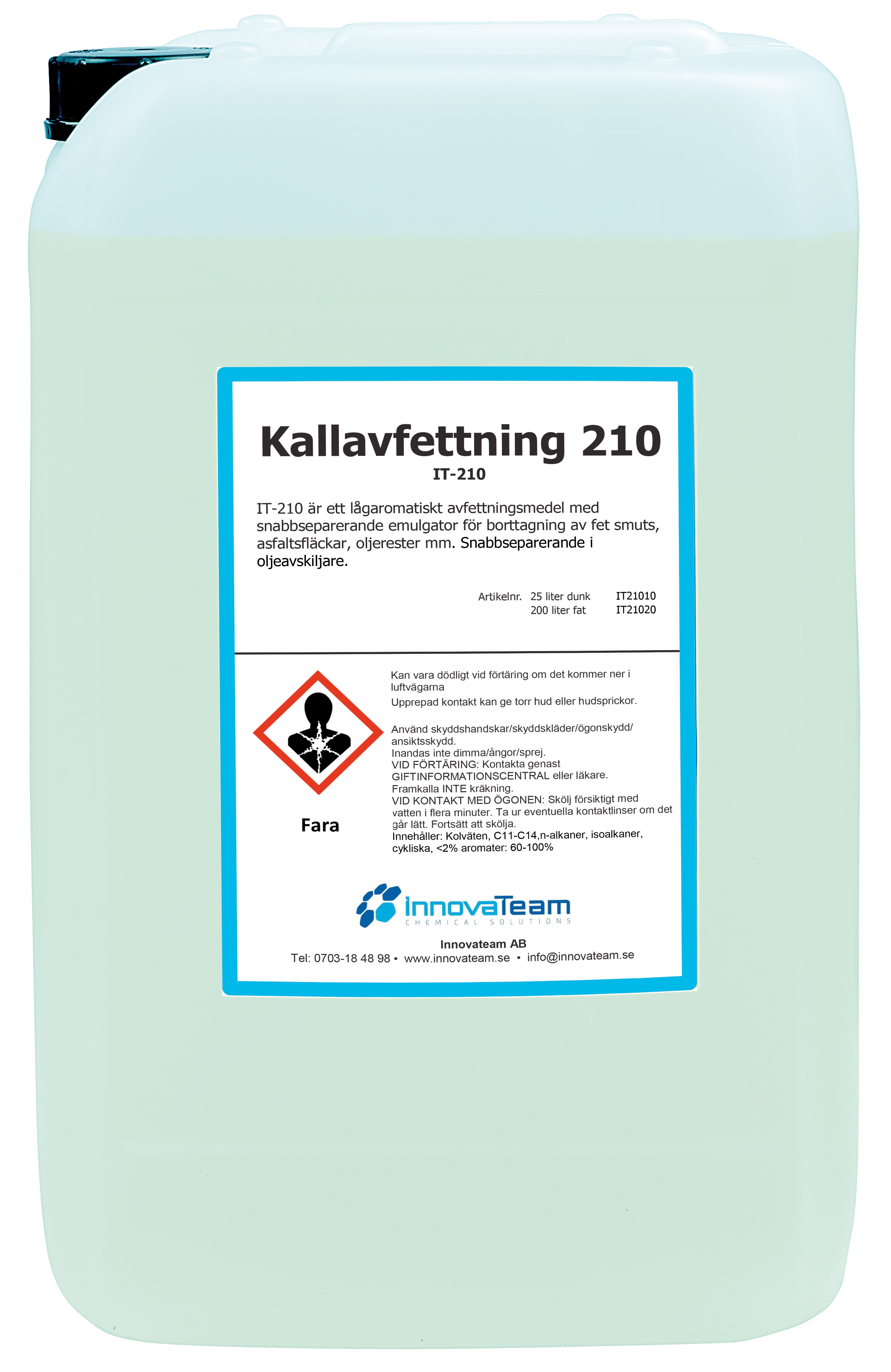 Gelins KGK Kallavfettning 210, 25 l