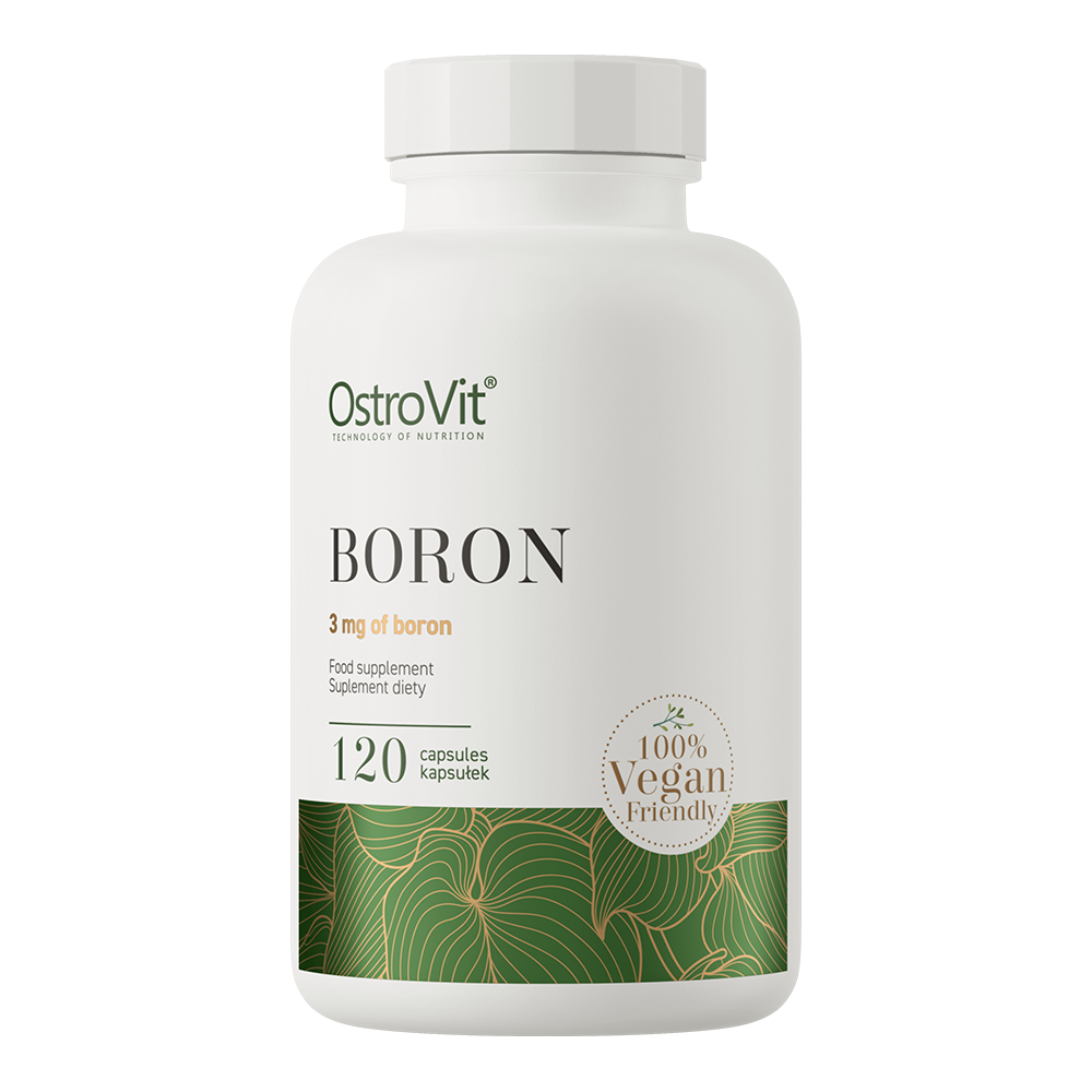 OstroVit Boric Acid VEGE 3 mg, 120 kapslar