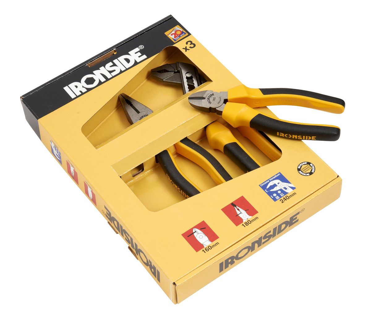 Ironside 121016 (3 tänger)