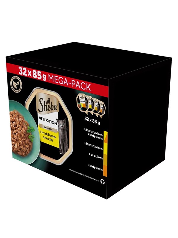 Sheba Select Slices fjäderfä (32 × 85 g)