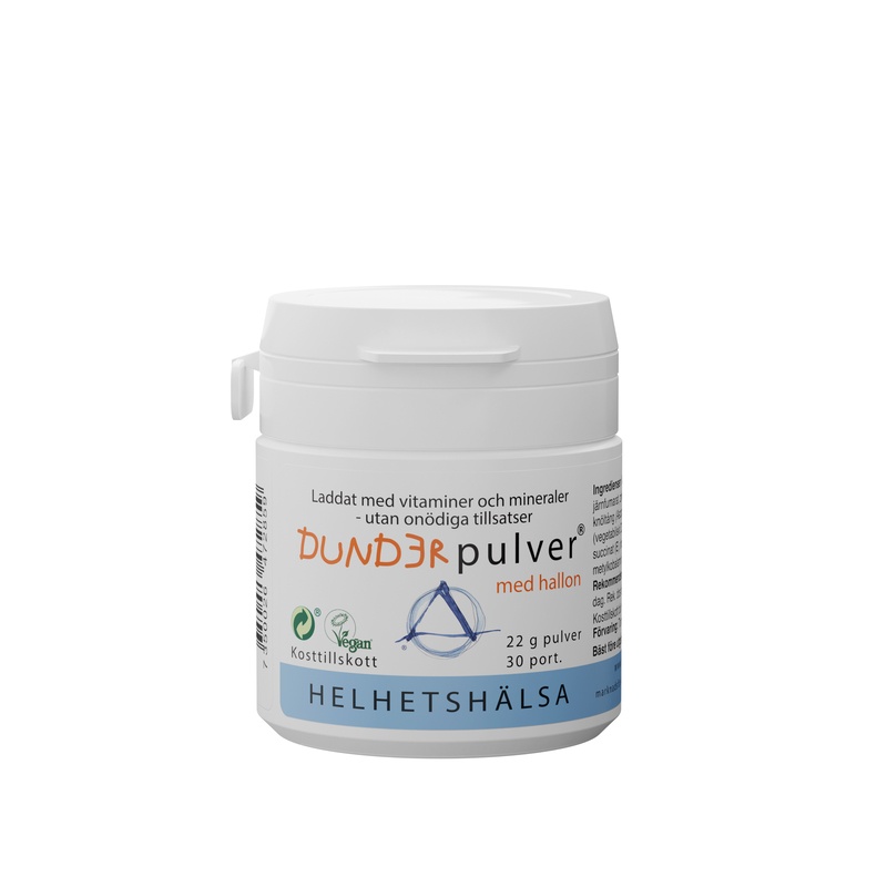 Helhetshälsa Dunderpulver Barnvitamin, 30 doser