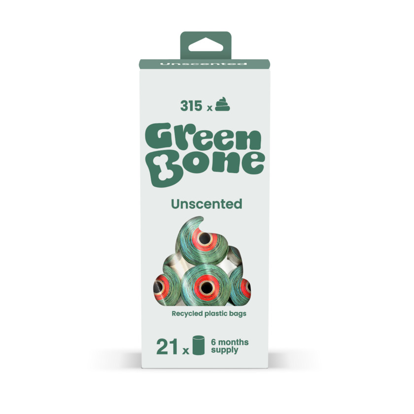 Green Bone Unscented Refill 21 rullar