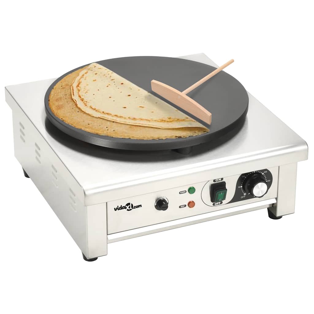 vidaXL elektrisk crepemaskin 40 cm 3000 W
