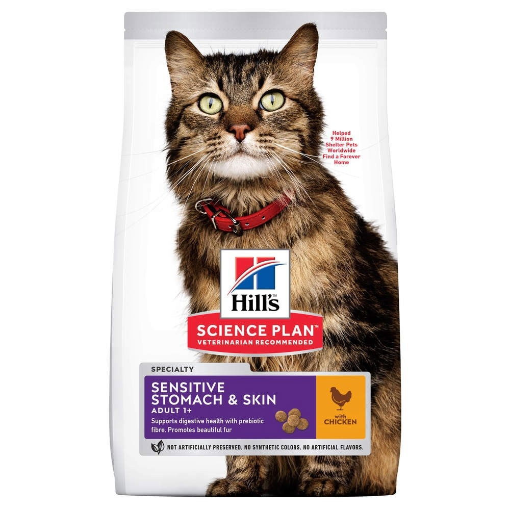 Hill's Science Plan Adult Sensitive Stomach & Skin Kyckling 1,5 kg