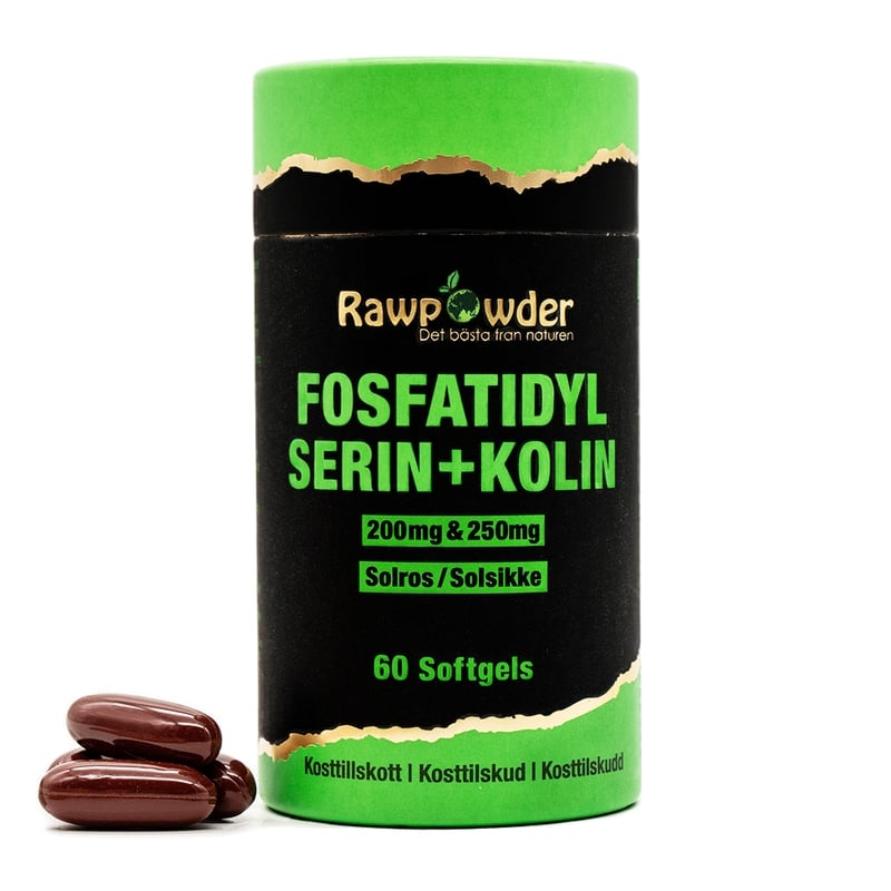 Rawpowder Fosfatidylserin + Fosfatidylkolin, 60 kapslar