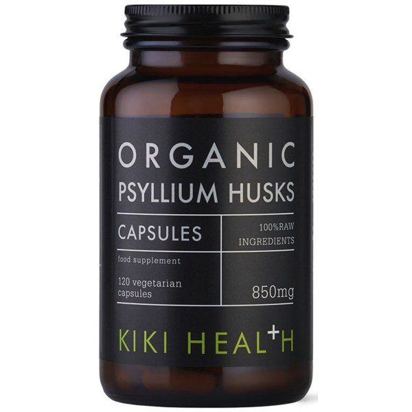 Kiki Health Organic Psyllium Husk (120 kapslar)