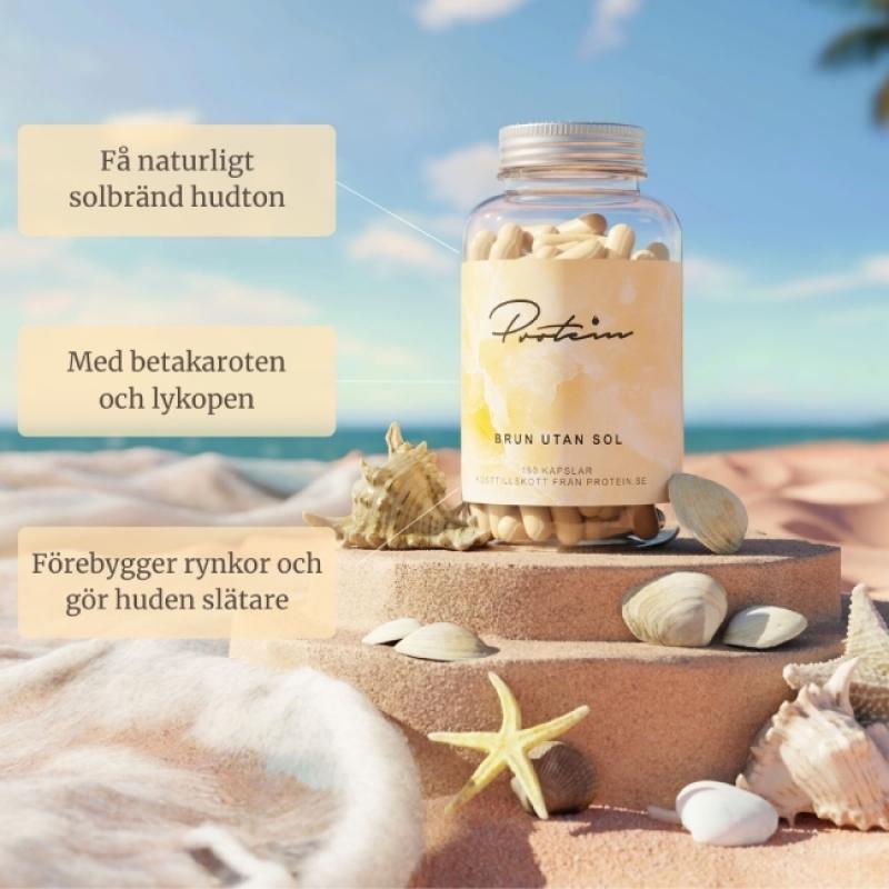 Protein.se Brun utan sol, 150 kapslar