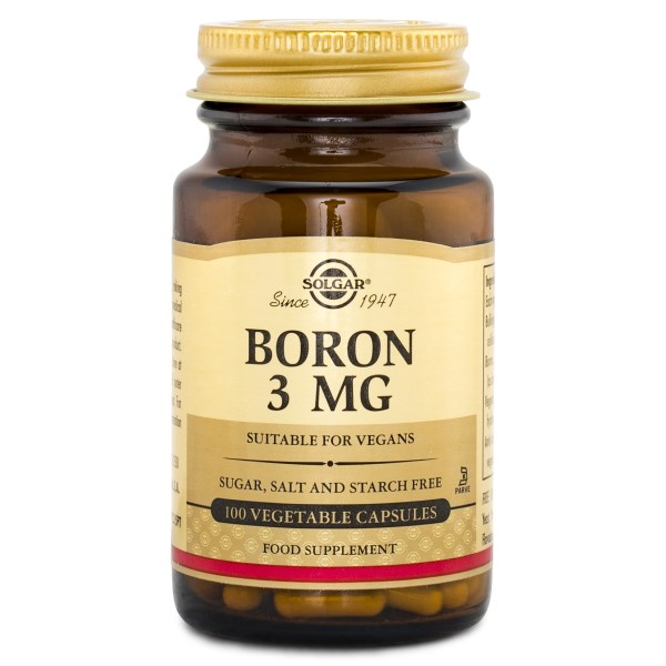 Boron kosttillskott
