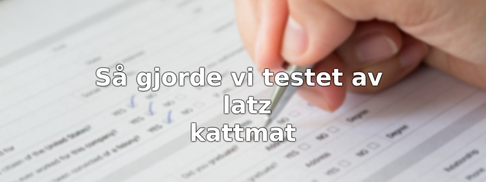 Så har vi jämfört Latz kattmat