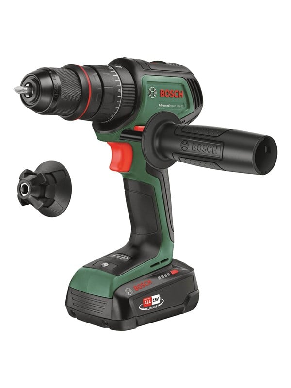 Bosch AdvancedImpact 18V-80 med 2,5 Ah-batteri
