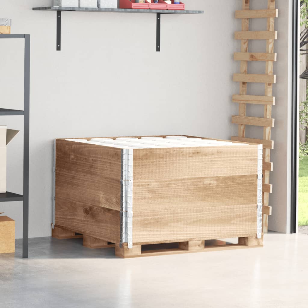 vidaXL Pallkragar 3 st 100x100 cm furu