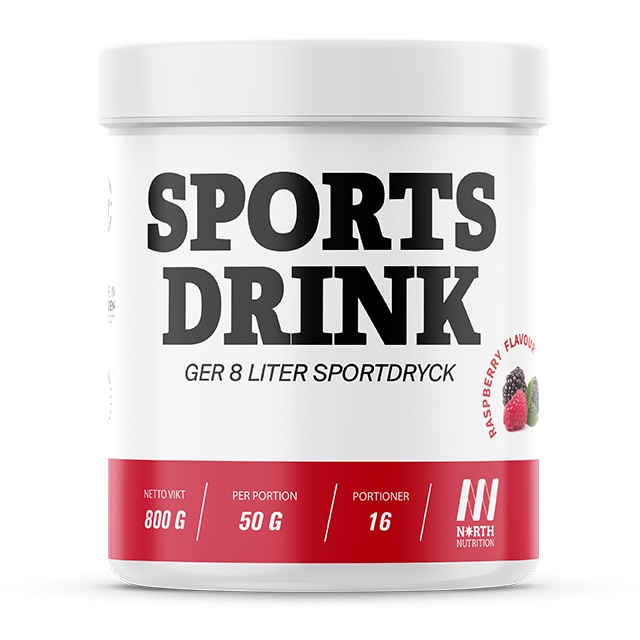 North Nutrition Sports Drink Raspberry 800 g