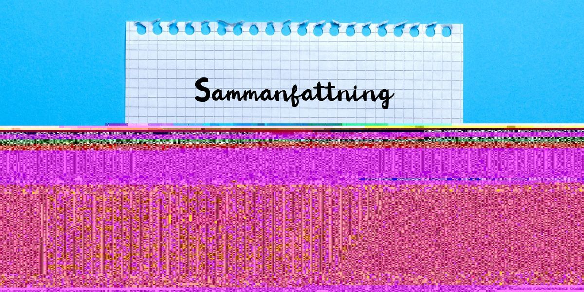 Sammanfattning