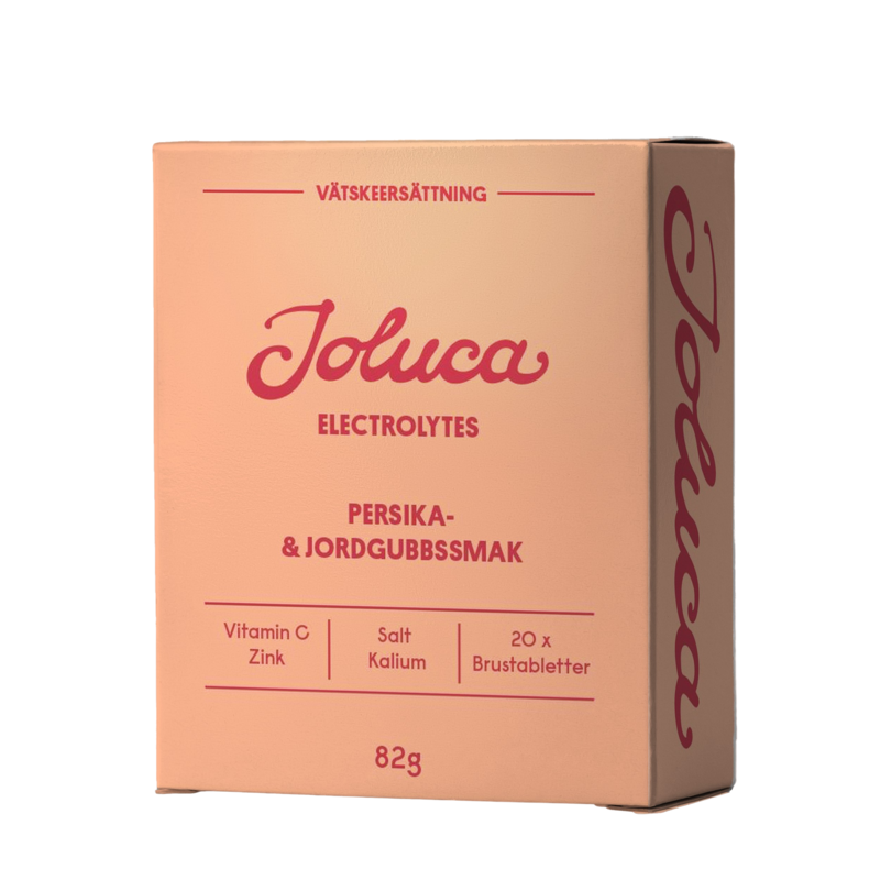 Joluca Rehydration Peach Strawberry 20 brustabletter