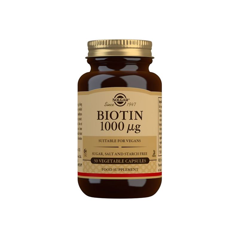 Solgar Biotin 1000 µg 50 kapslar