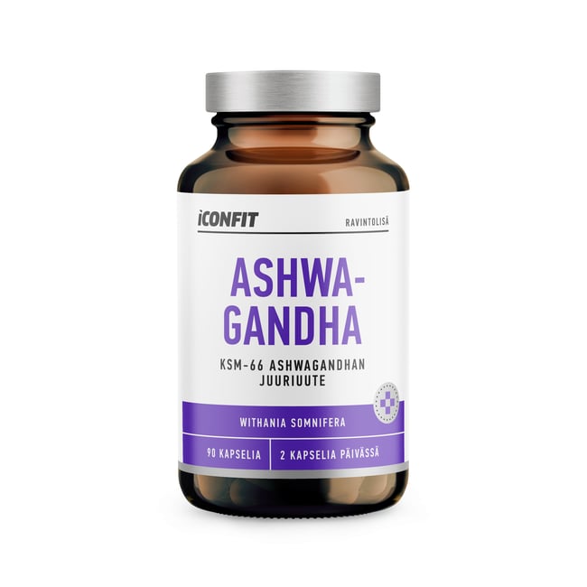 ICONFIT Ashwagandha KSM-66 90 kapslar