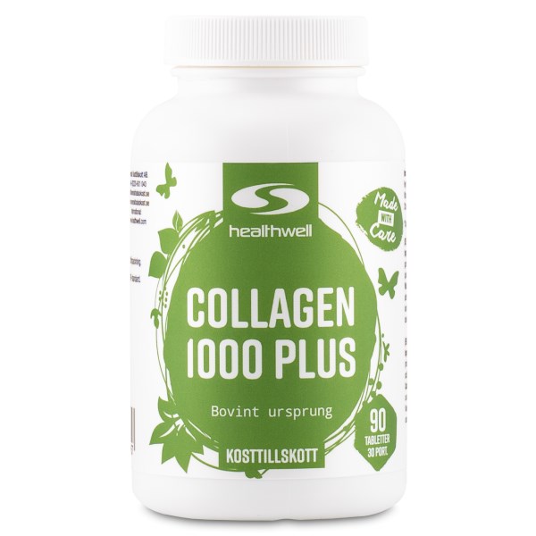 Healthwell Collagen 1000 Plus 90 tabletter