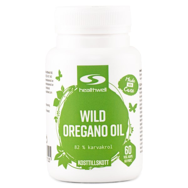 Healthwell Vild Oreganoolja 60 kapslar