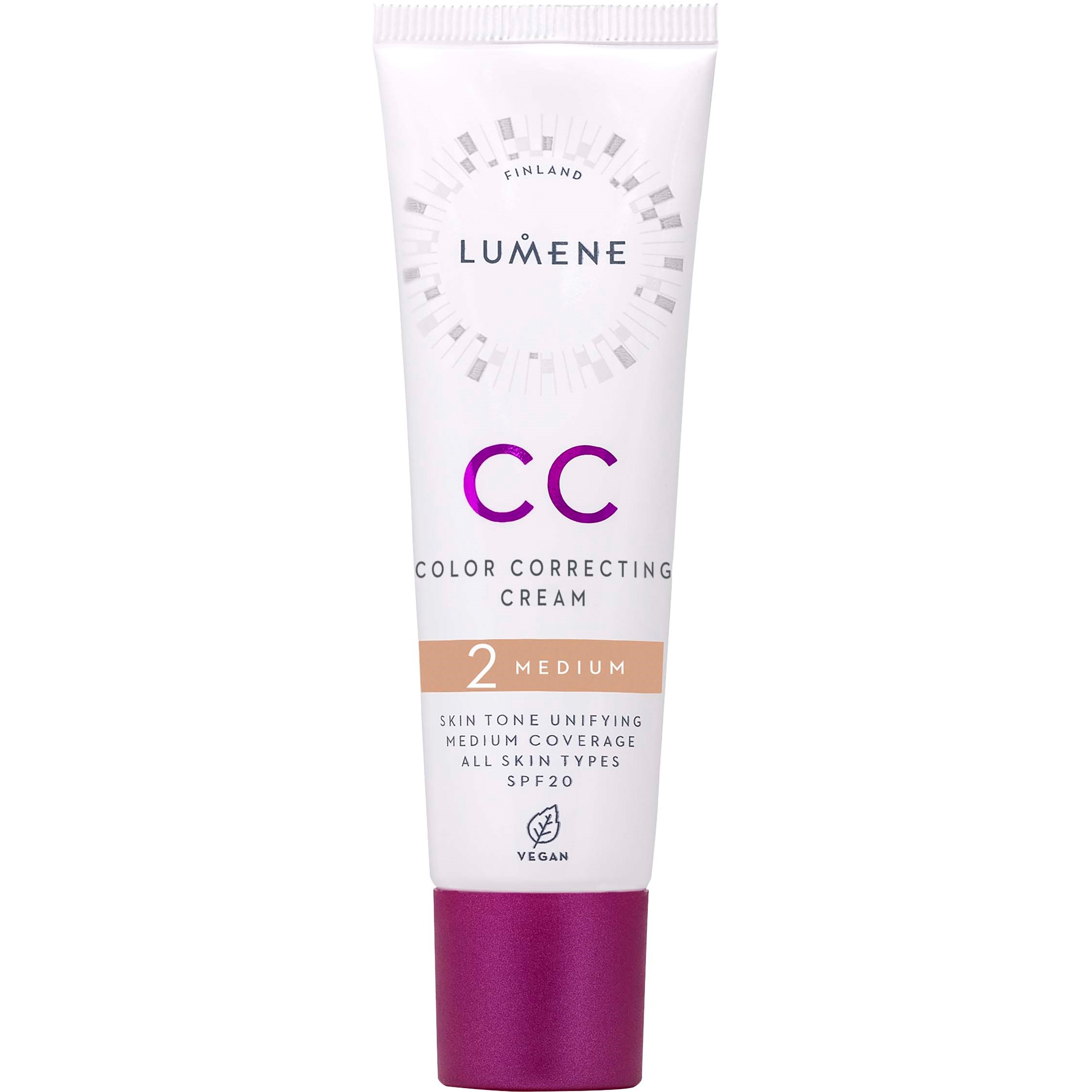 Lumene CC Color Correcting Cream SPF 20 (Medium) 30 ml