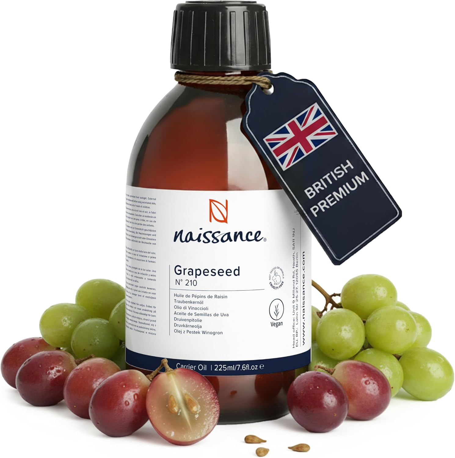 Naissance Grapefröolja nr 210 225 ml