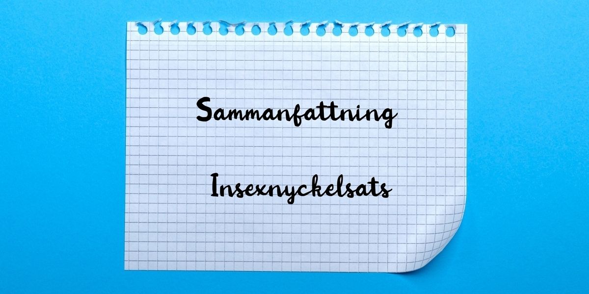Sammanfattning