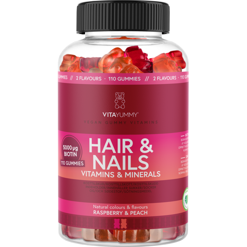 VitaYummy Hair & Nails 110 gummies