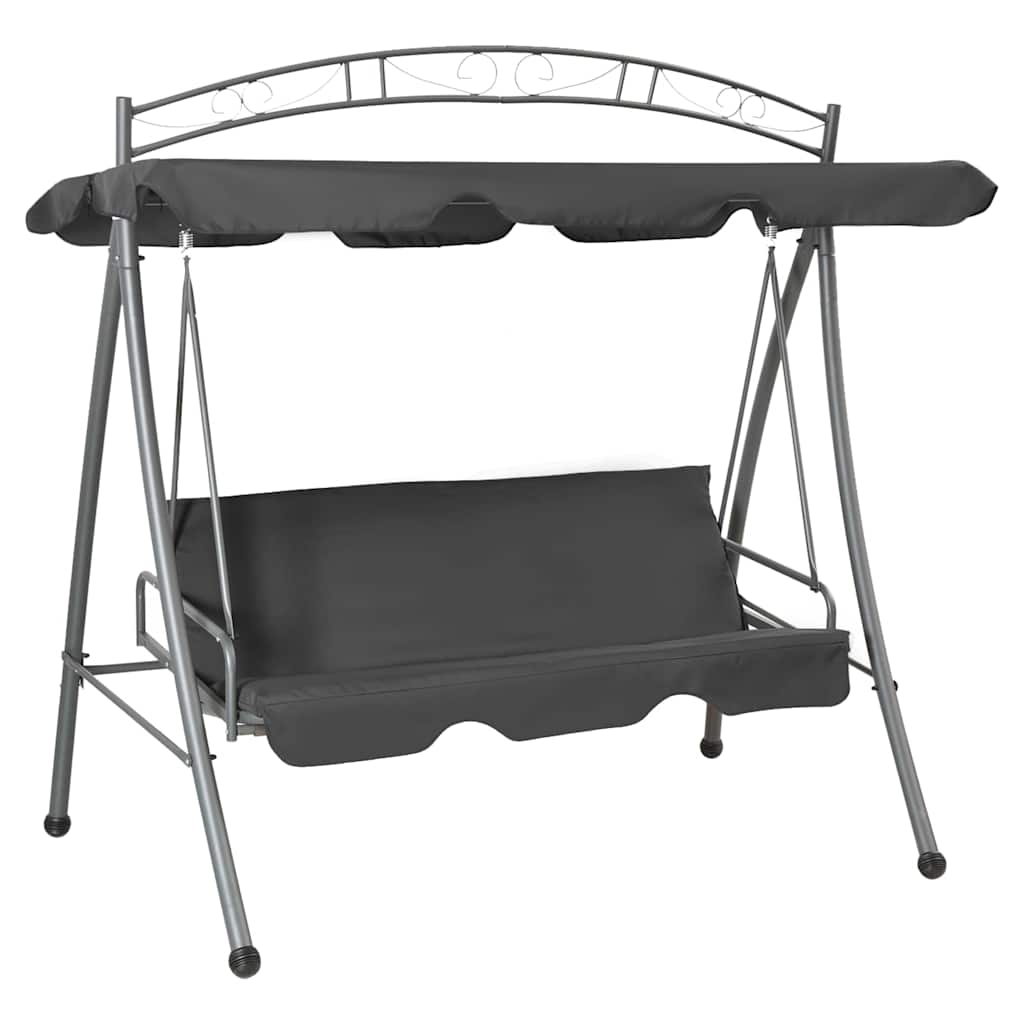 vidaXL Hammock med tak 198 cm (antracit)