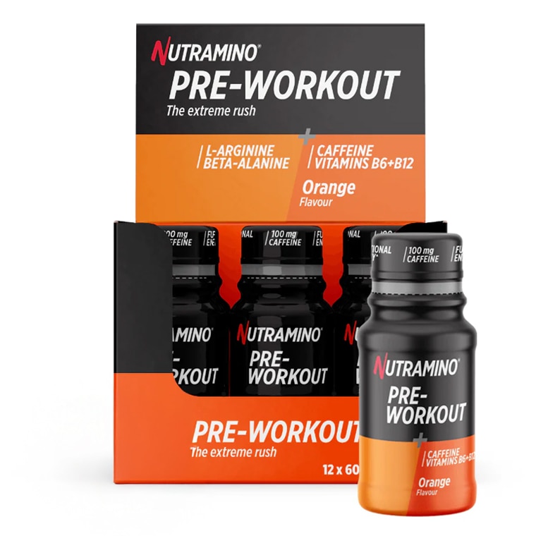 Nutramino PWO Shot Orange 12 x 60 ml