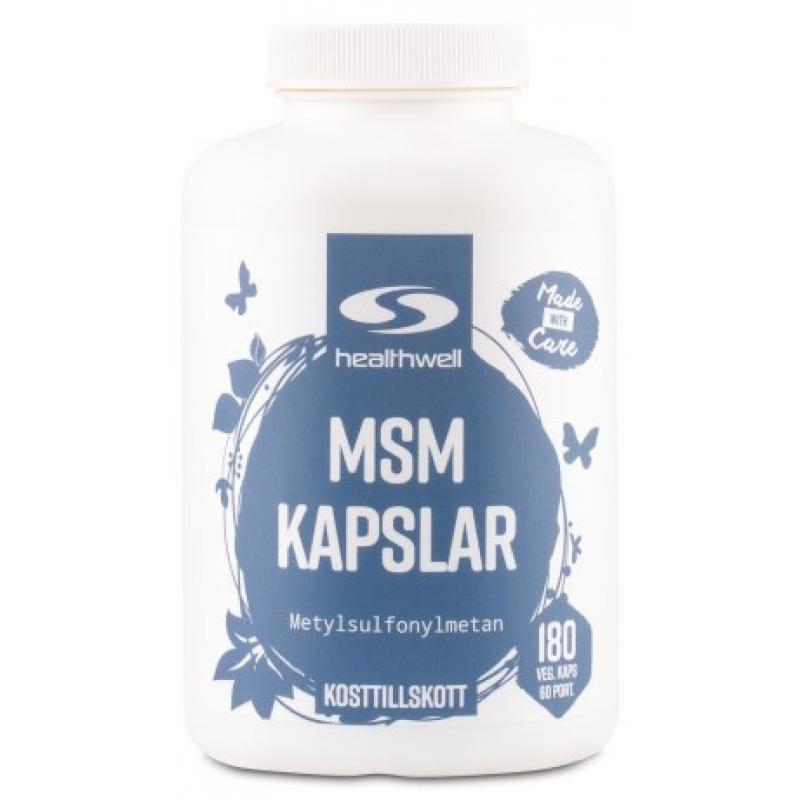Healthwell MSM Kapslar 180 kapslar