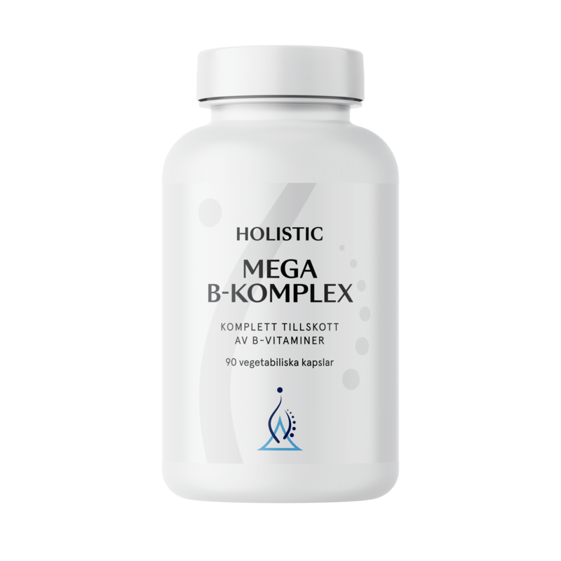 Holistic Mega B-komplex 90 kapslar
