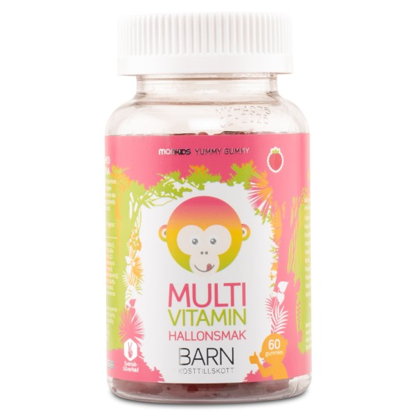 Monkids Multivitamin Hallon 60 st