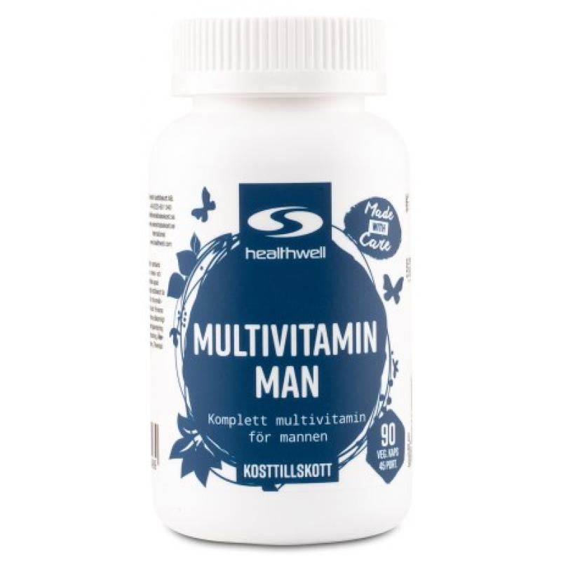 Healthwell Multivitamin Man 90 kapslar