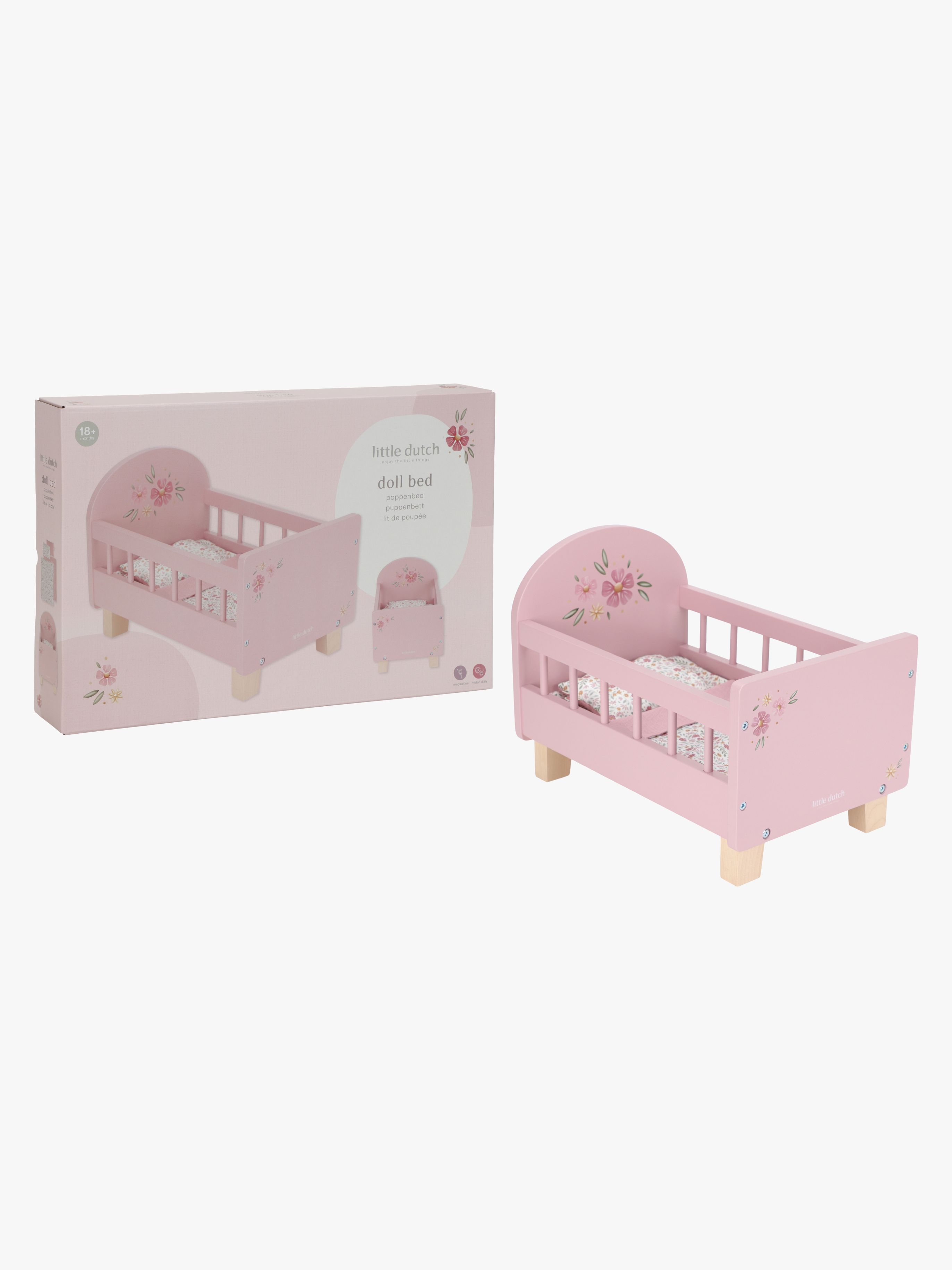 Little Dutch Docksäng med bäddset, rosa