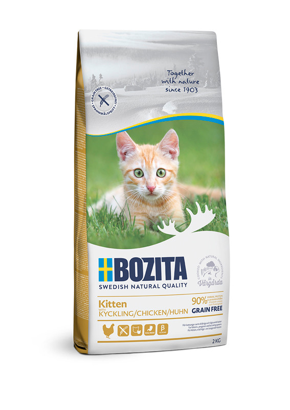 Bozita Kitten Chicken Grain Free, 2 kg