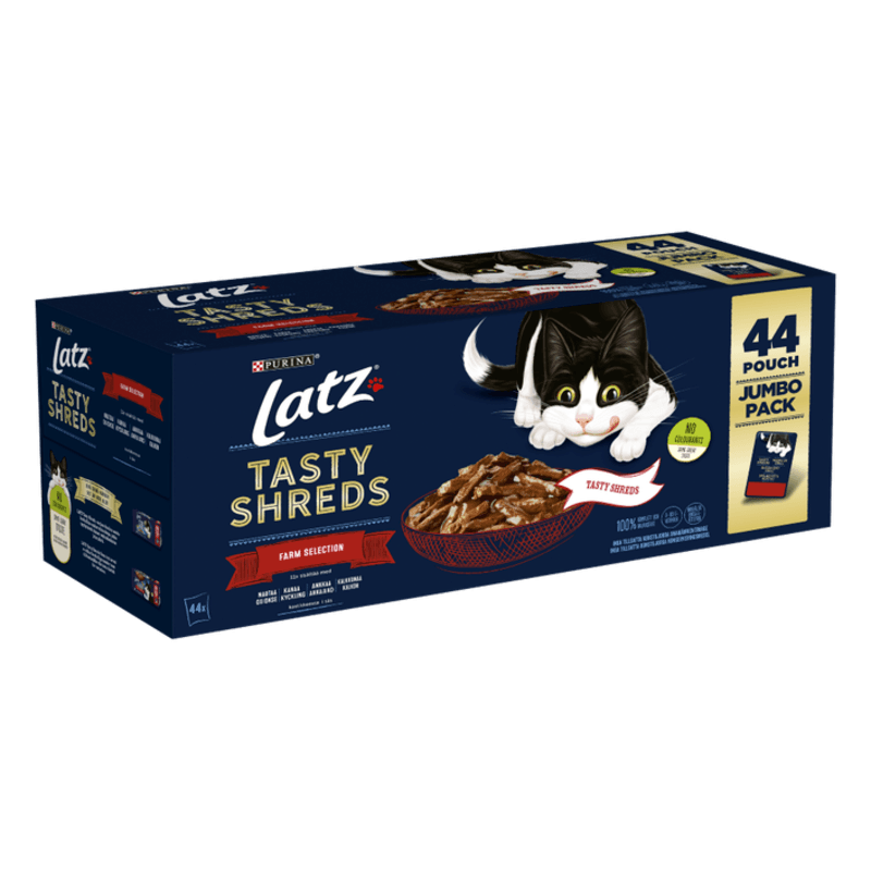 Latz Tasty Shreds Farm Selection 44 x 80 g