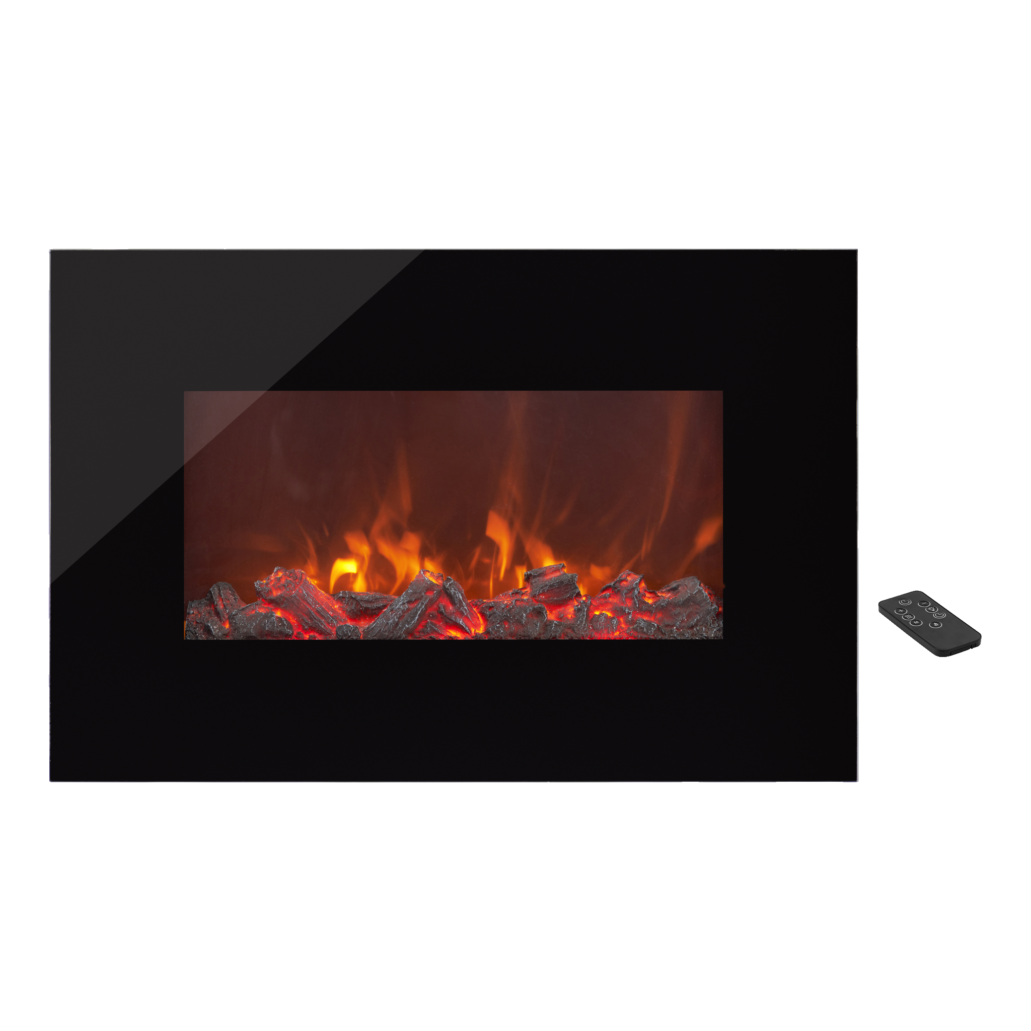 Anslut vägghängd dekorationsbrasa 1800 W