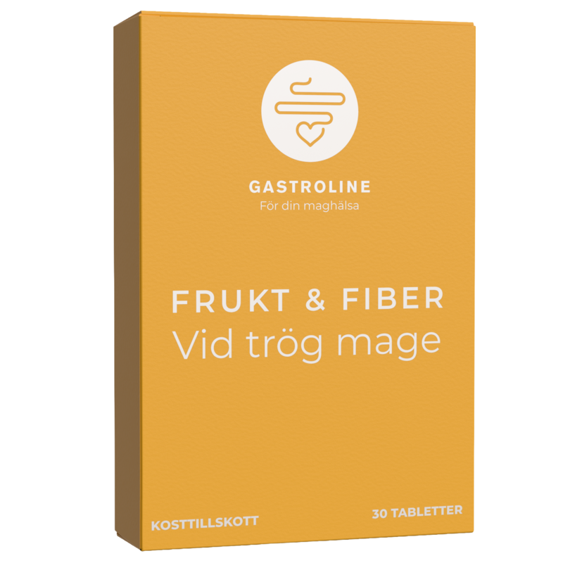 Gastroline Frukt & Fiber (30 tabletter)