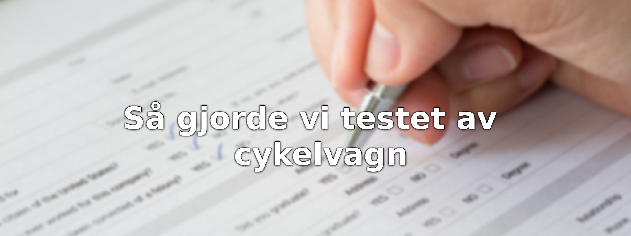 Så har vi jämfört cykelvagnarna