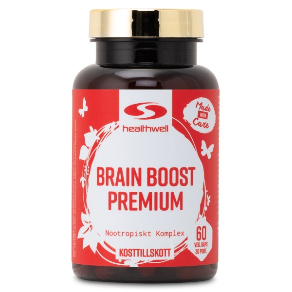 Healthwell Brain Boost Premium 60 kapslar